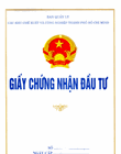 Giấy chứng nhận đầu tư của HEPZA